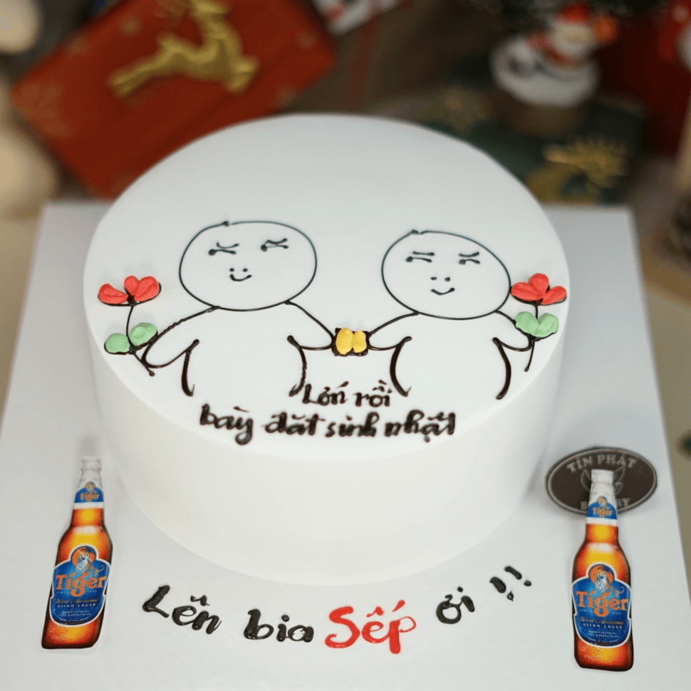 Bánh kem Lớn Rồi Bày Đặt Sinh Nhật