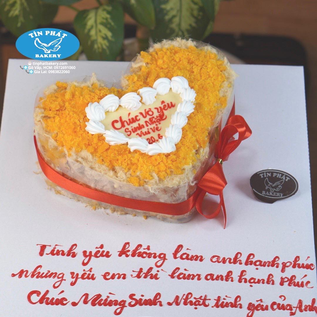 Bánh sinh nhật bông lan trứng muối mẫu lịch - Happy birthday Gradinland  MS1380 • Kitacake