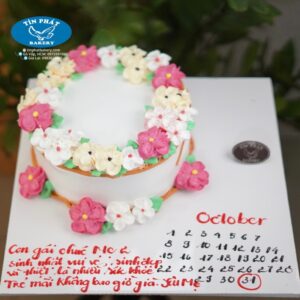 Bánh Kem Chay Có Vẽ Lịch TP 2315