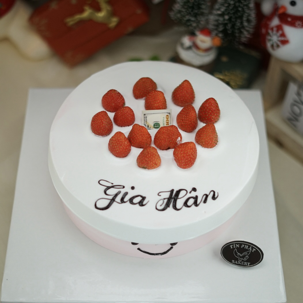 Bánh Kem Rút Tiền Dâu Tây Tp 2446