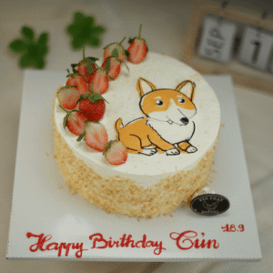 Bánh Kem Bắp Vẽ Chú Chó TP 2728