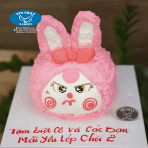 Bánh Kem Baby Three Labubu Tai Thỏ Hồng TP 2630
