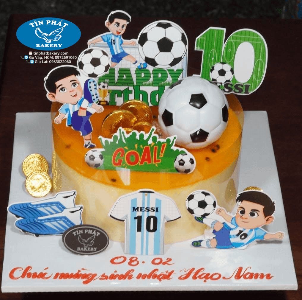 Bánh Kem Mousse Chanh Dây Bóng Đá TP 2684