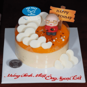 Bánh Kem Mousse Chanh Dây Mừng Thọ Ông TP 2690