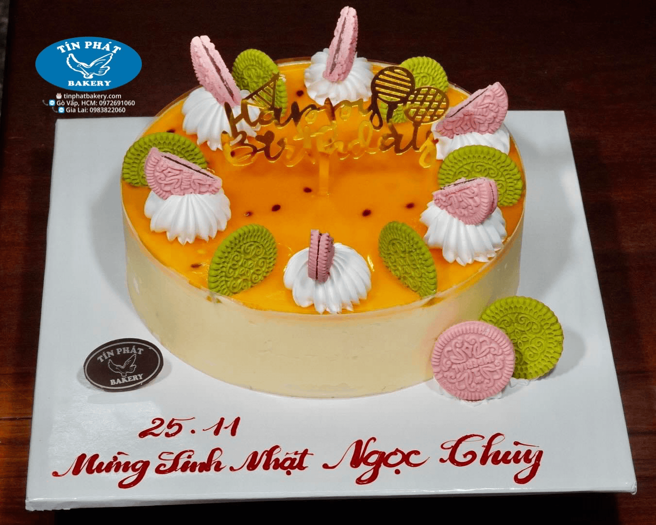 Bánh Kem Mousse Chanh Dây TP 2682