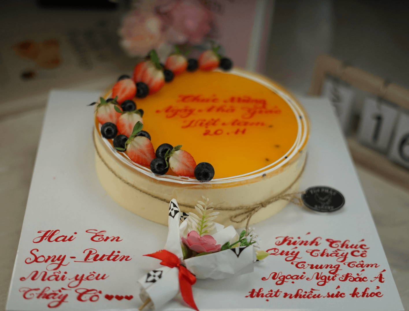 Bánh Kem Mousse Chanh Dây TP 2699