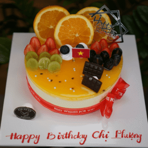 Bánh Kem Mousse Chanh Dây Trái Cây TP 2707