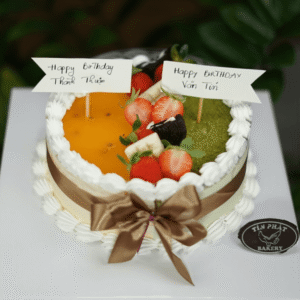 Bánh Kem Mousse Mix Vị Chanh Dây Trà Xanh TP 2577