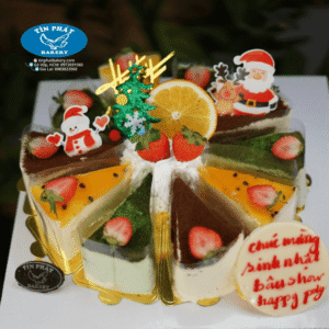 Bánh Kem Mousse Mix Vị Giáng Sinh TP 2477