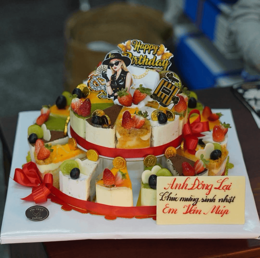 Bánh Kem Tháp Mousse Tiramisu Mĩ Vị 40 Miếng TP 2542