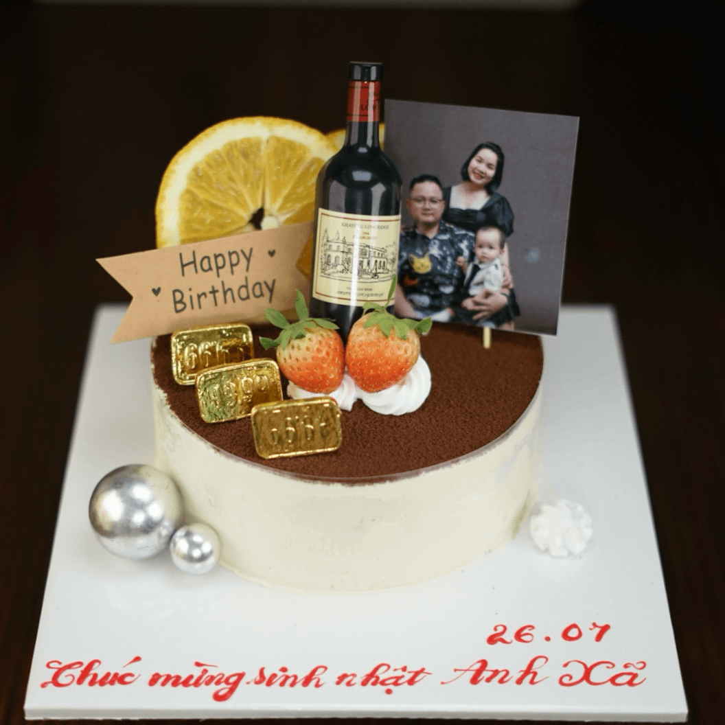 Bánh Kem Tiramisu In Hình Gia Đình TP 2566