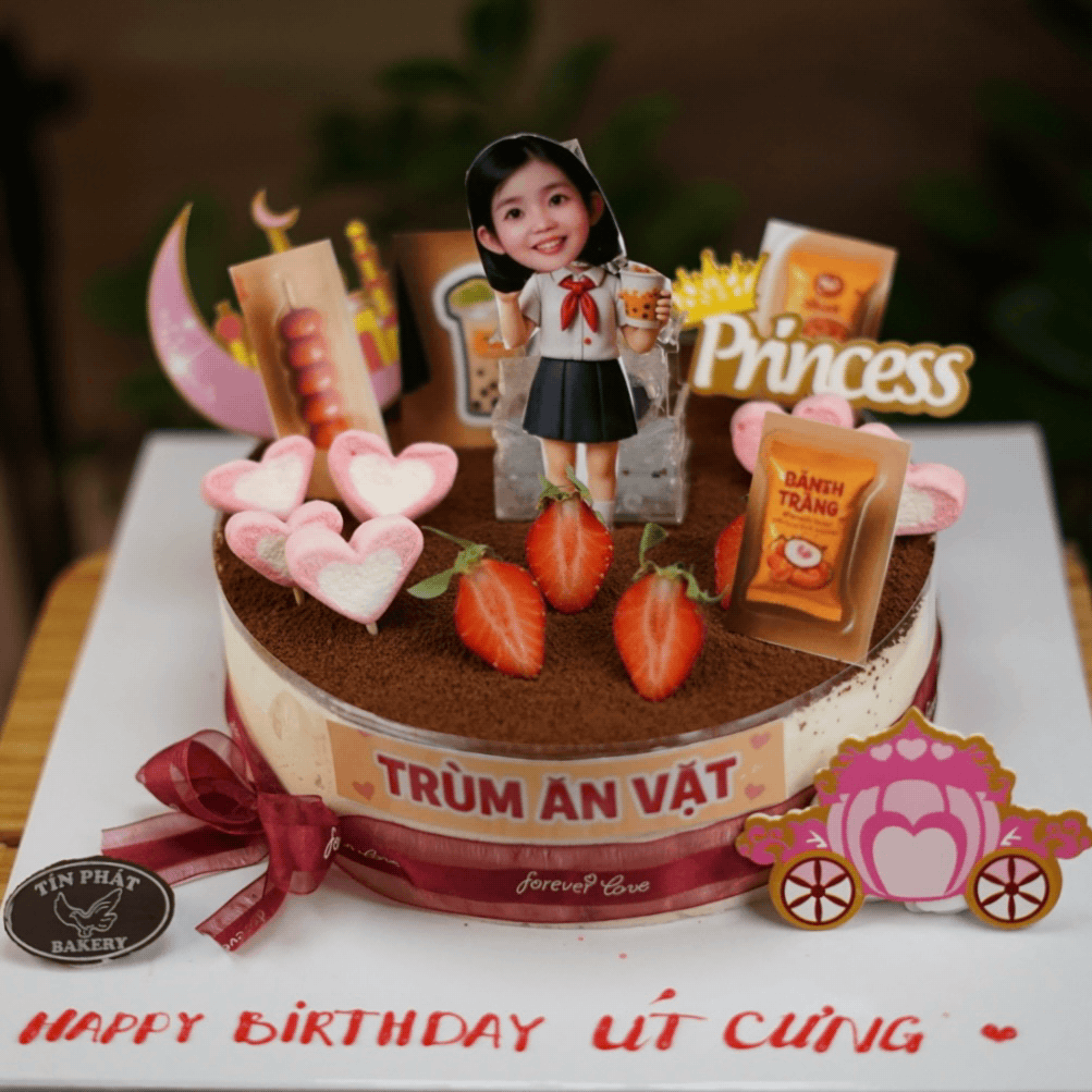 Bánh Kem Tiramisu In Hình Lắc Lư Theo Phong Cách AI TP 2573