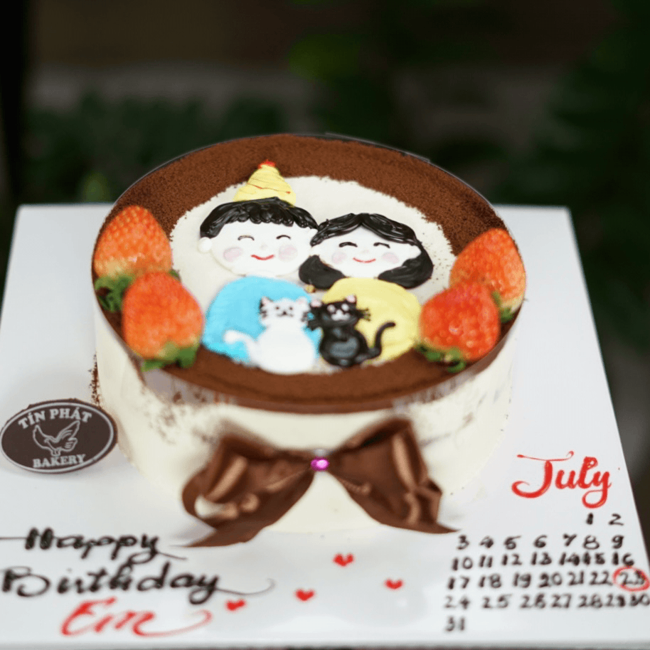 Bánh Kem Tiramisu Vẽ Hình TP 2568