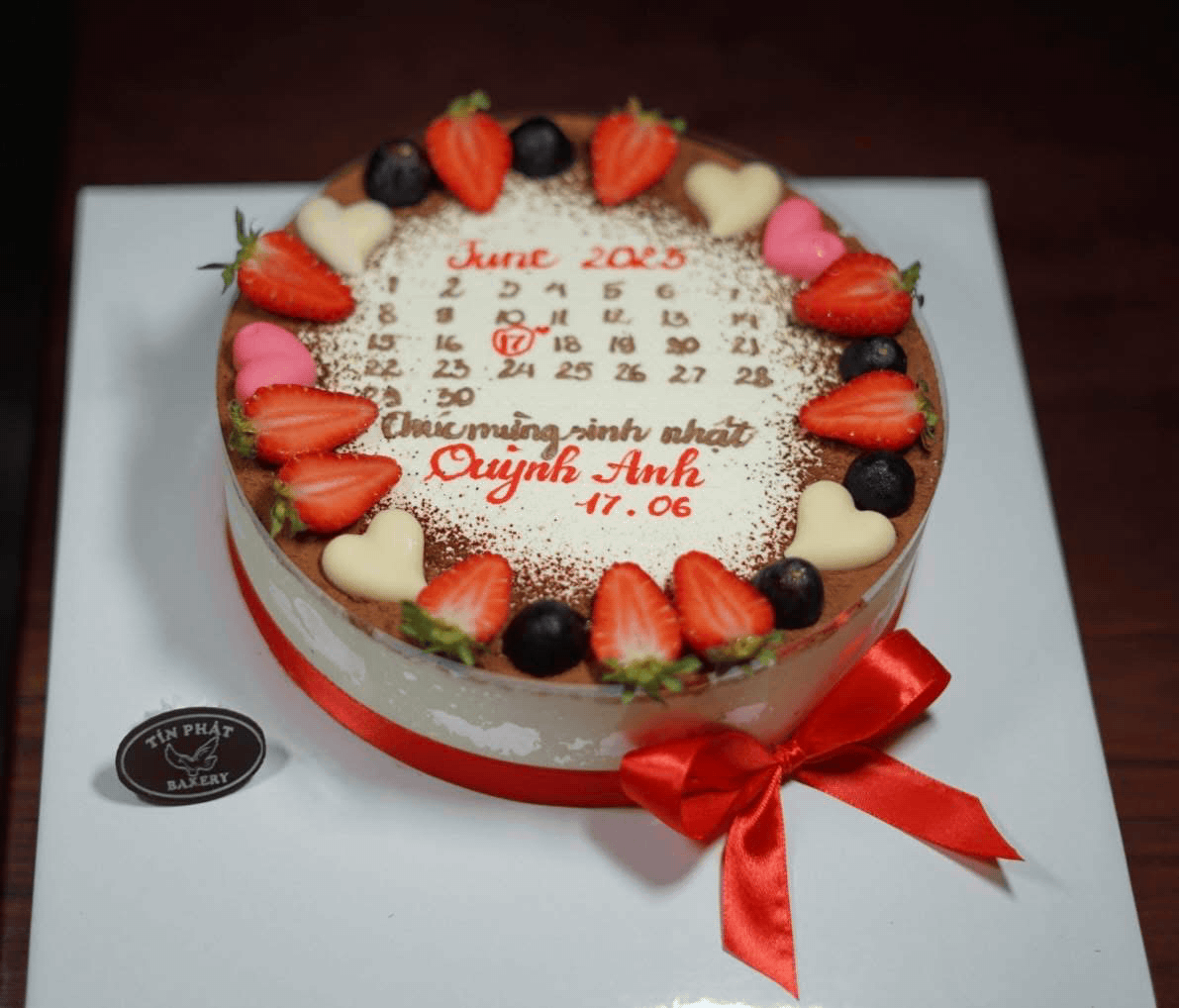 Bánh Kem Tiramisu Vẽ Lịch TP 2546