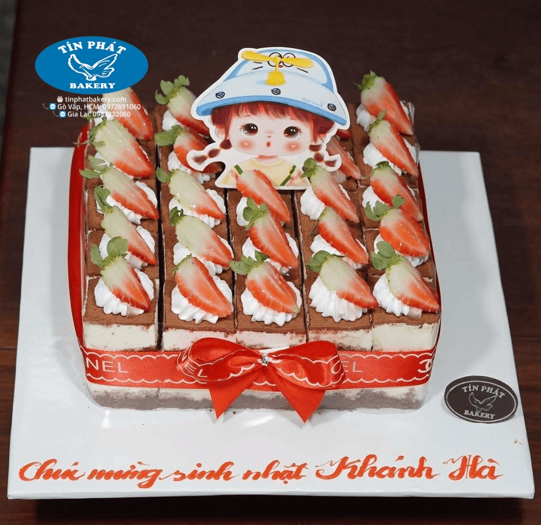 Bánh Kem Tiramisu Vuông Cắt Miếng TP 2545