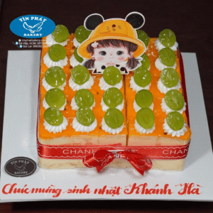 Bánh Mouss Chanh Dây Vuông Cắt Miếng TP 2547