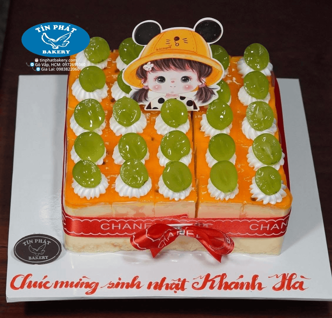 Bánh Mouss Chanh Dây Vuông Cắt Miếng TP 2547