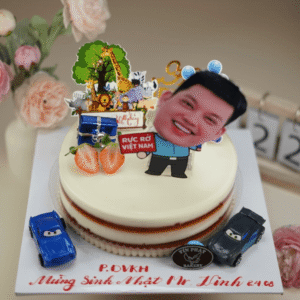 Bánh Rau Câu Flan In Hình Anh Trai Lắc Lư TP 2512