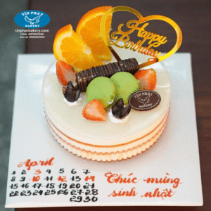 Bánh Rau Câu Flan Kèm Lịch TP 2493