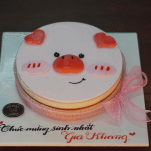 Bánh Rau Câu Flan Mặt Bạn Heo TP 2500