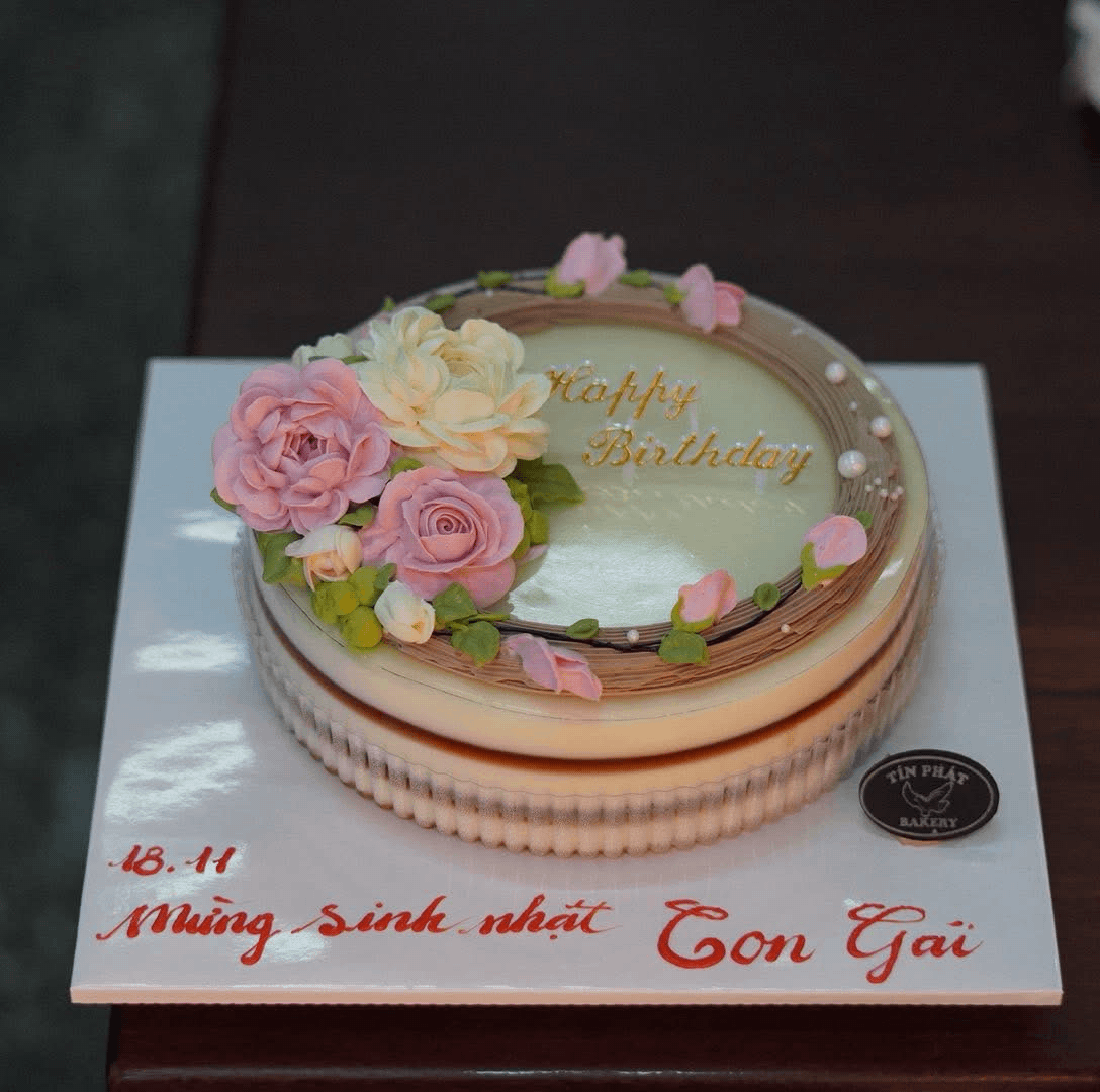 Bánh Rau Câu Flan Vòng Hoa TP 2499