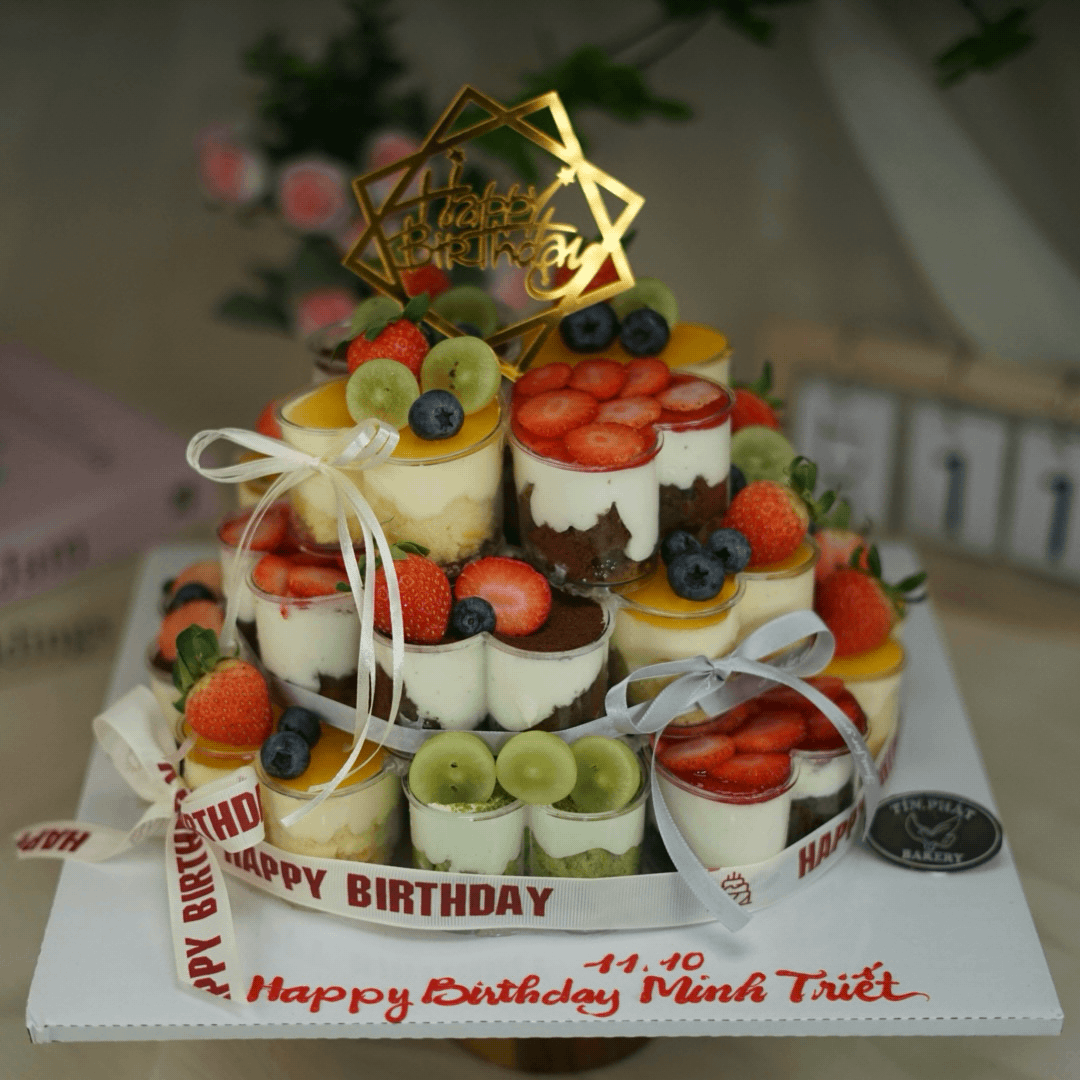 Tháp Mousse Tiramisu 20 Ly Tim TP 2553
