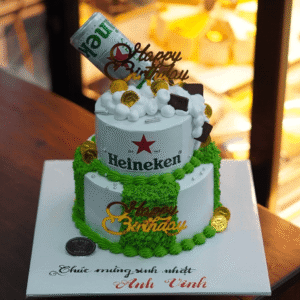 Bánh Kem 2 Tầng Bia Heineken TP 2901