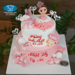 Bánh Kem 2 Tầng Công Chúa Bé Gái TP 2930