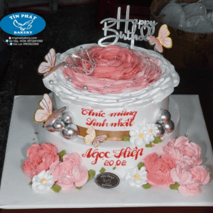 Bánh Kem 2 Tầng Hoa Hồng Đại TP 2891