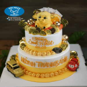 Bánh Kem 2 Tầng Trâu Vàng TP 2936