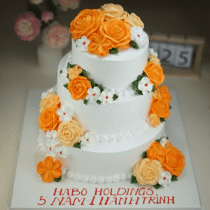 Bánh Kem 3 Tầng Mừng Thành Lập Doanh Nghiệp TP 2912
