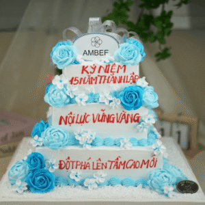 Bánh Kem 3 Tầng Vuông Doanh Nghiệp TP 2904