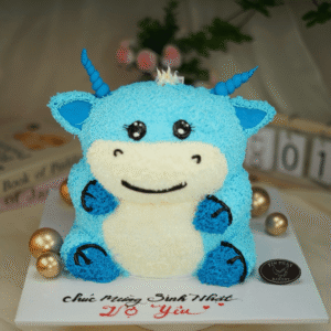 Bánh Kem Con Trâu Lớn Xanh Dương TP 2894