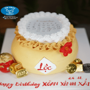 Bánh Kem Đốt Cháy Hủ Vàng TP 2834