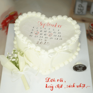 Bánh Kem Đốt Cháy Trái Tim Vs Hoa TP 2832