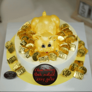 Bánh Kem Heo Vàng TP 2896