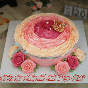 Bánh Kem Hoa Hồng Lớn TP 2754