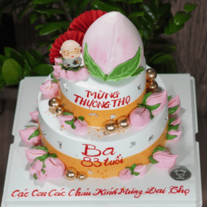 Bánh Kem Mừng Thọ 2 Tầng TP 2933