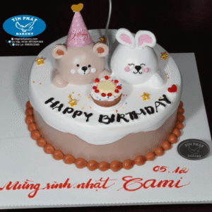 Bánh Kem Sinh Nhật Gấu Và Thỏ TP 2952