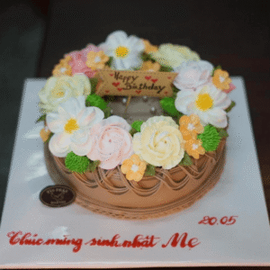 Bánh Kem Socola Và Hoa TP 2785