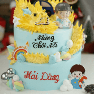 Bánh Kem Thôi Nôi 2 Tầng Con Rồng TP 2927