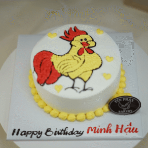 Bánh Kem Vẽ Con Gà TP 2893