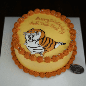 Bánh Kem Vẽ Con Hổ TP 2907