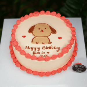 Bánh Kem Vẽ Hình Con Chó TP 2918