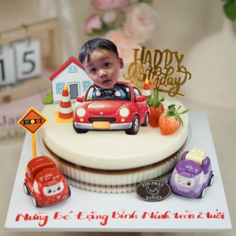 Rau Câu Flan Bé Trai lái Ô Tô Lắc Lư TP 2967