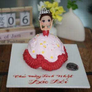 Bánh Kem Công Chúa Váy Kem Chảy TP 3043