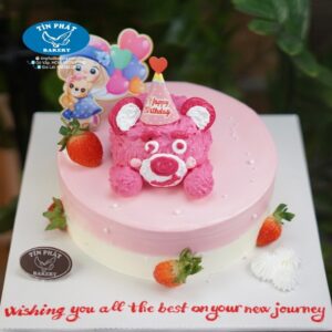 Bánh Kem Gấu Dâu TP 3100