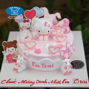 Bánh Kem Mèo Kitty Tp 3123