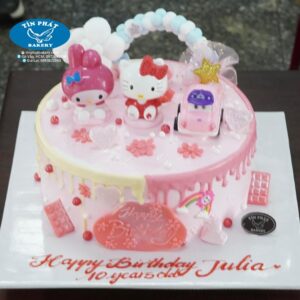 Bánh Kem Thỏ Melody Và Kitty TP 3121