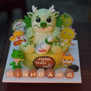 Bánh Kem 2 Tầng Thôi Nôi Con Rồng TP 3179